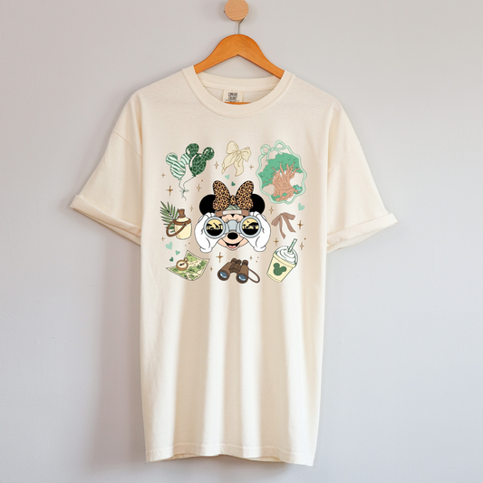 Safari Animal Mouse Coquette Shirt