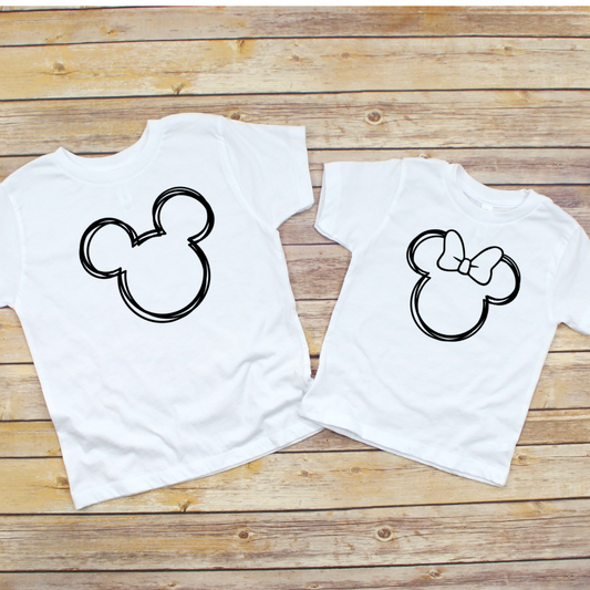 MATCHING SIBLING MOUSE SHIRTS