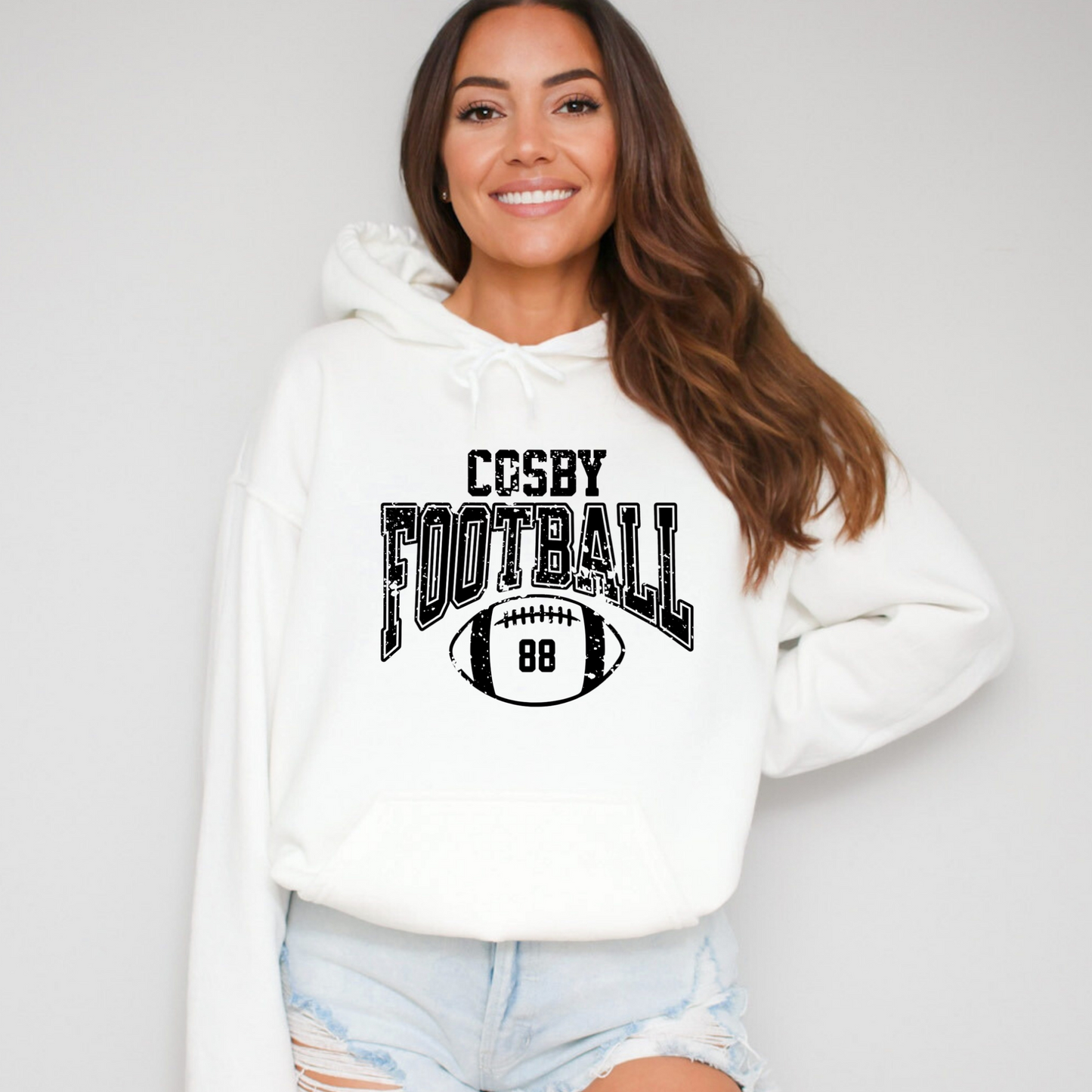Custom Cosby Football Hoodie