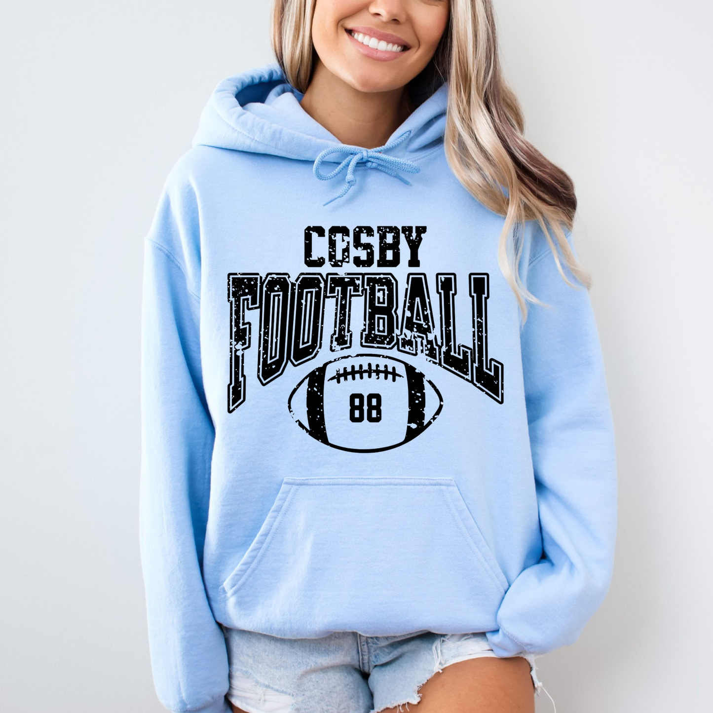 Custom Cosby Football Hoodie