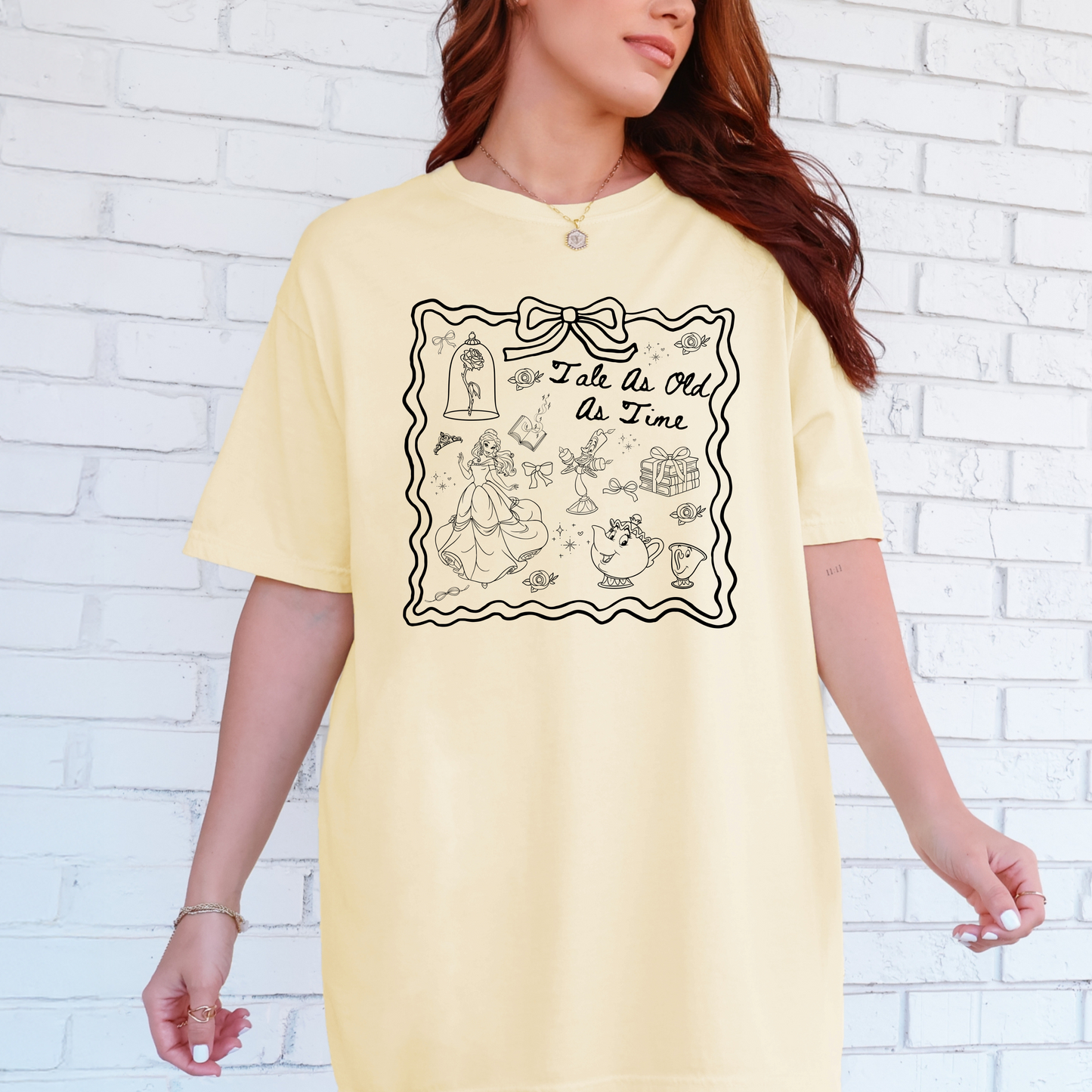 Princess B Doodle Coquette Collage Shirt