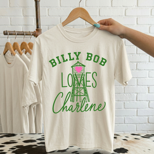 Billy Bob & Charlene  Country Music Graphic Shirt