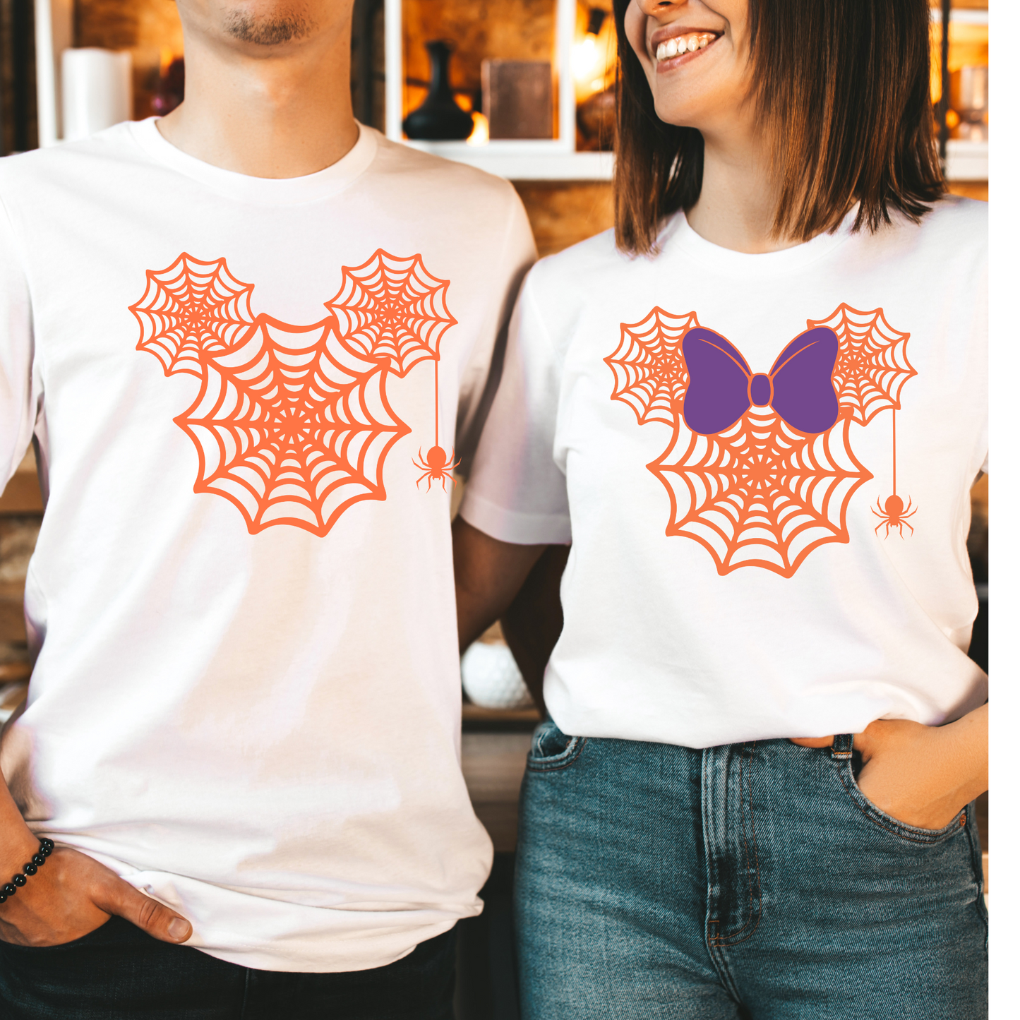 HALLOWEEN Mouse Spider Web Shirt