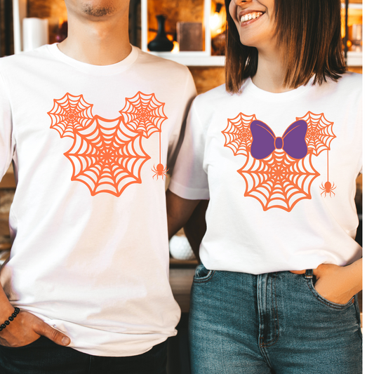 HALLOWEEN Mouse Spider Web Shirt