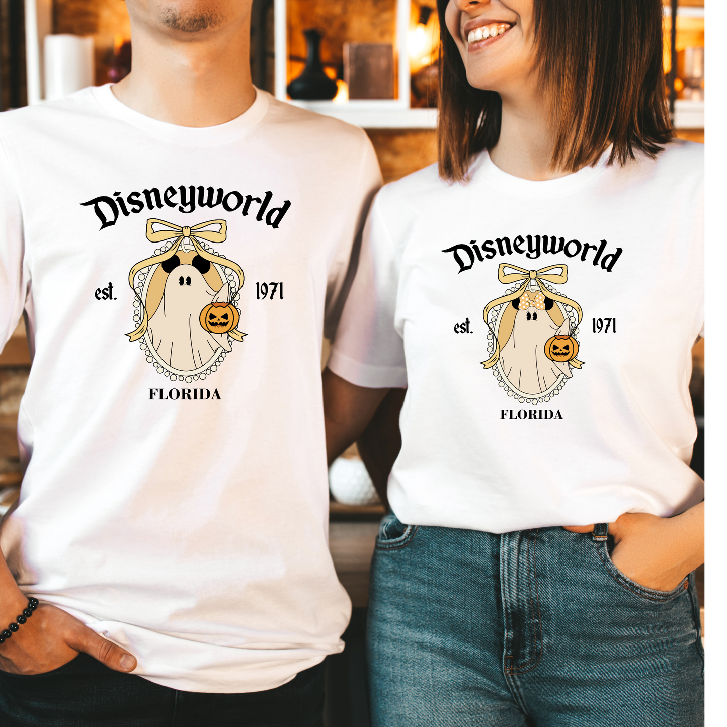 HALLOWEEN Mouse Ghost Mirror DW Shirt