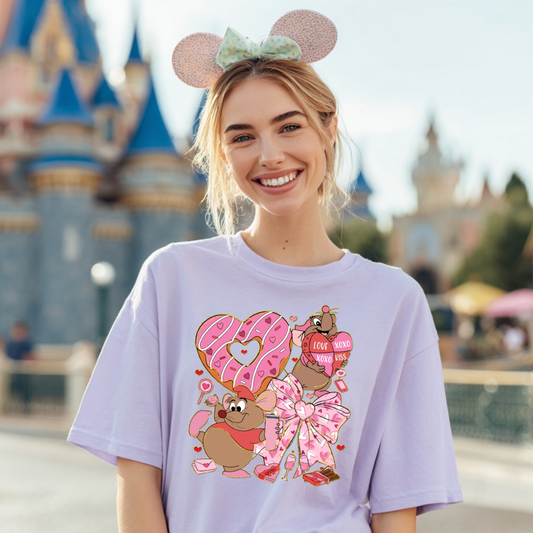 Gus Gus Valentine Shirt | Cute Mouse Valentine Tee | Whimsical Love Shirt