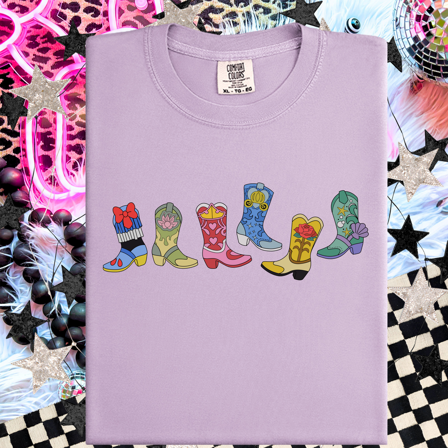 Princess Cowgirl Boot Shirt