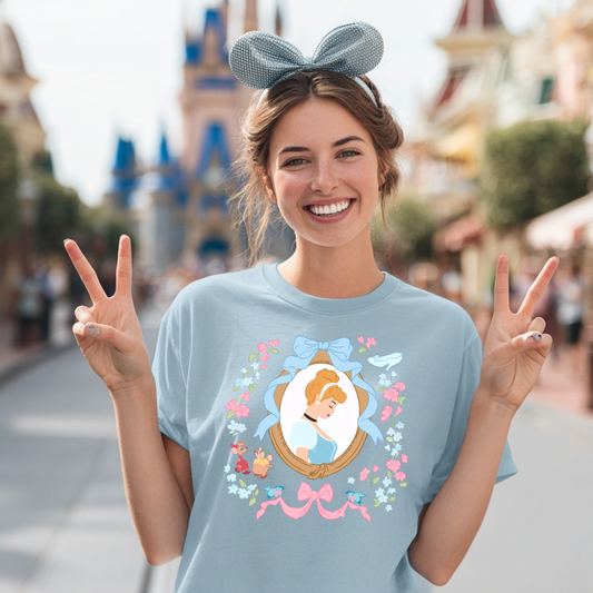 Coquette Princess Shirt | Bow & Castle Aesthetic Tee