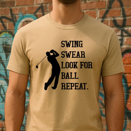 Funny Golf Men’s T-Shirt | Golf Lover Shirt for Men | Gift for Dad Golfer | Bella Canvas Tee