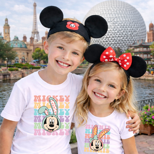 BOY & GIRL EASTER MOUSE SHIRT
