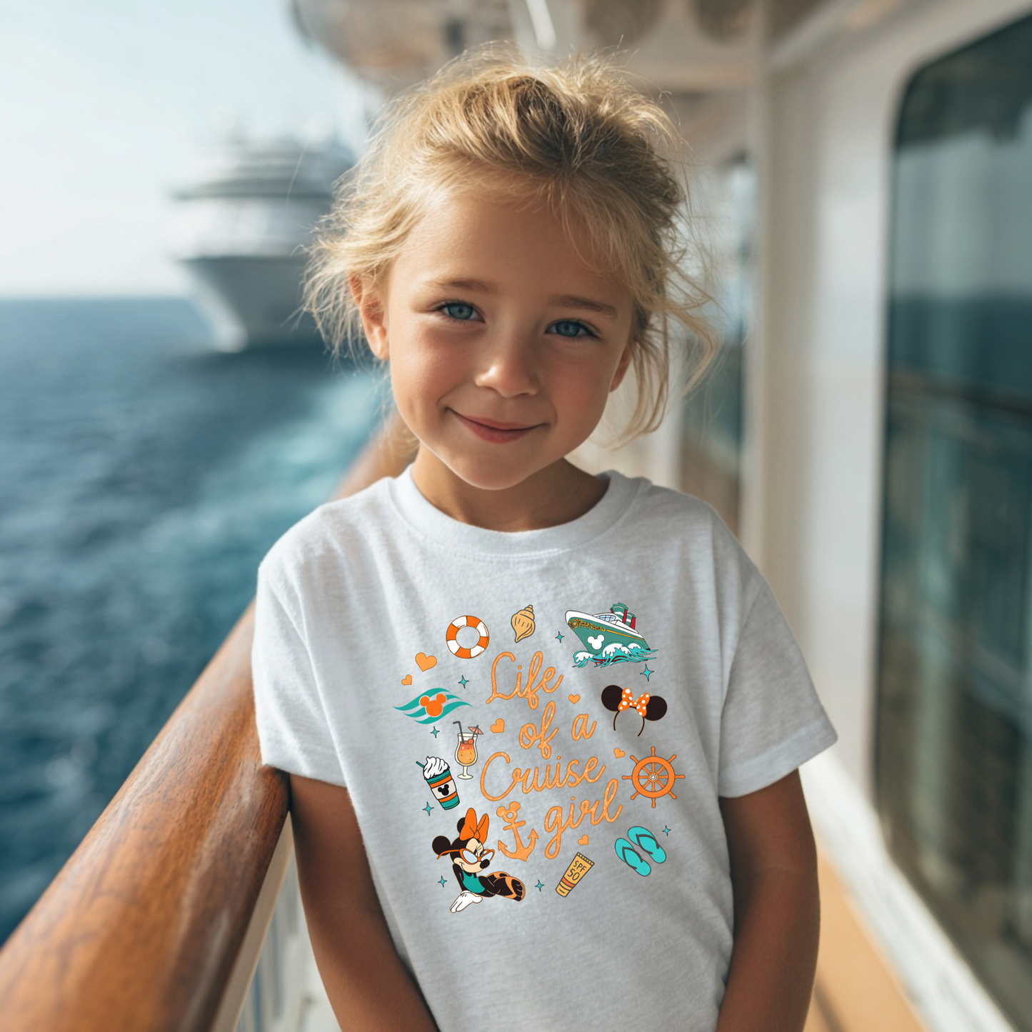 Life of a Cruise Girl | Cruise Shirt for Women | Nautical Bow & Ship Tee | Cute Cruise Vacation Outfit