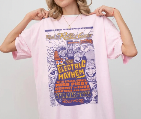 ELECTRIC MAYHEM TANK OR TEE - COMFORT COLORS - MAGICAL PARK DAY VACATION TOP