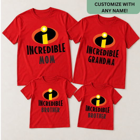 INCREDIBLES FAMILY MATCHING MAGICAL HALLOWEEN Shirts for Kids, Toddlers and Adults