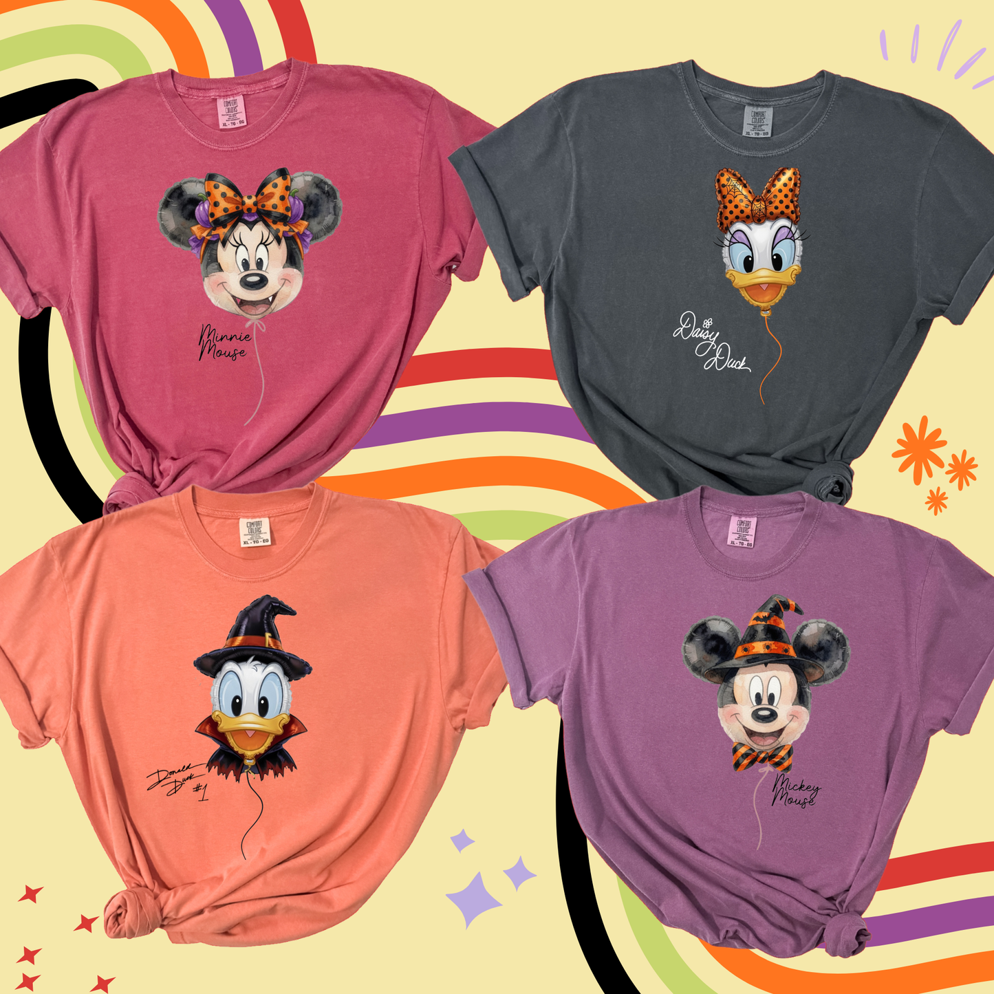 Magical Halloween Balloon Shirt | Magical Theme Park Halloween Party Shirt  | Spooky Season Vacation Shirt for Women