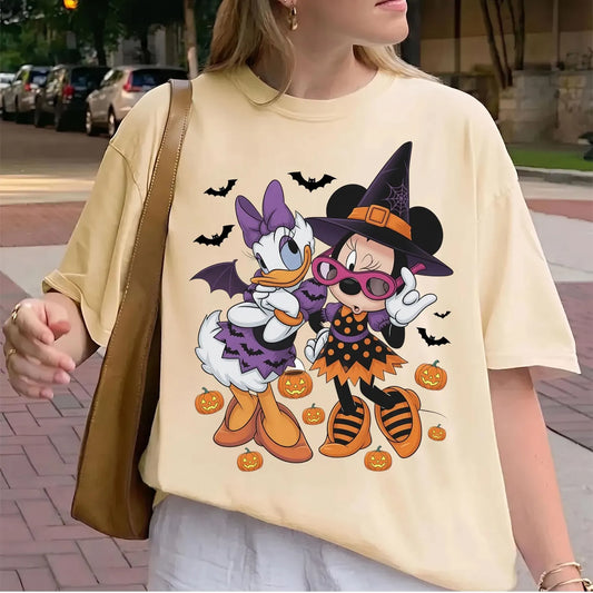 HALLOWEEN MINNIE & DAISY BFF | Magical Theme Park Shirt & Tank | Adult Comfort Colors Tee