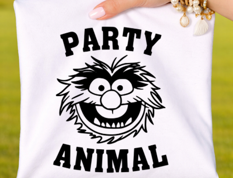 PARTY ANIMAL TANK OR TEE - COMFORT COLORS - MAGICAL PARK DAY VACATION TOP