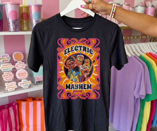 MAYHEM TANK OR TEE - COMFORT COLORS - MAGICAL PARK DAY VACATION TOP