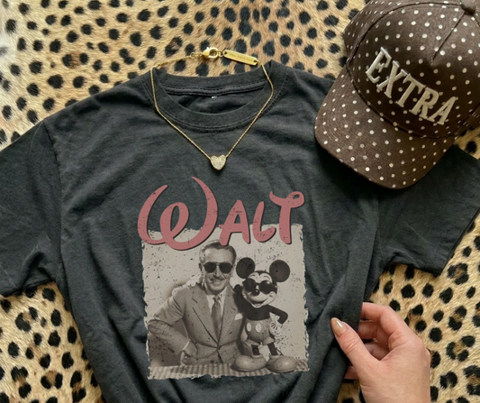 WALT & MICK TANK OR TEE - COMFORT COLORS - MAGICAL PARK DAY VACATION TOP