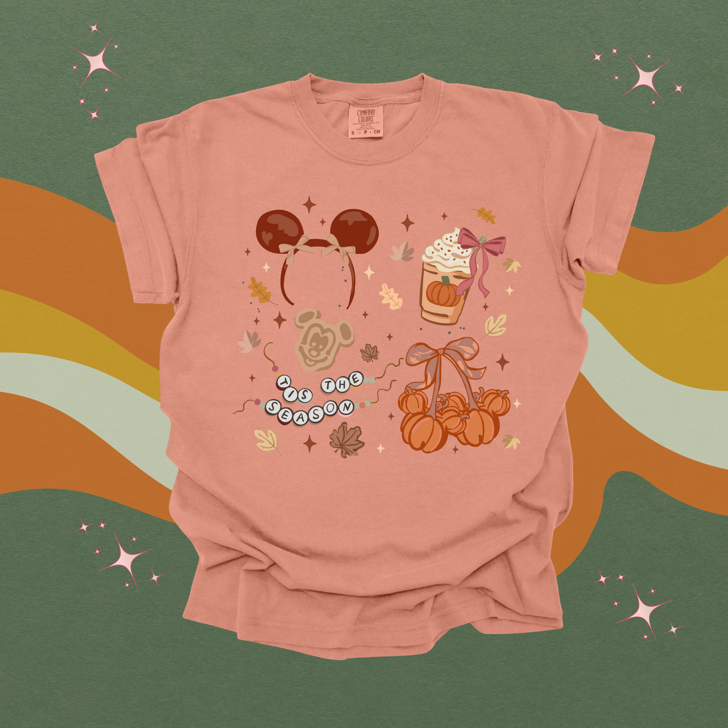 Coquette Mouse Pumpkin Collage Shirt
