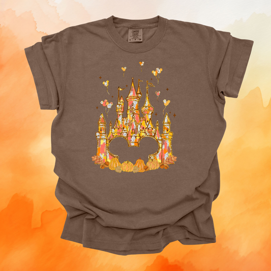 Brushstroke Magicl Fall Castle Shirt