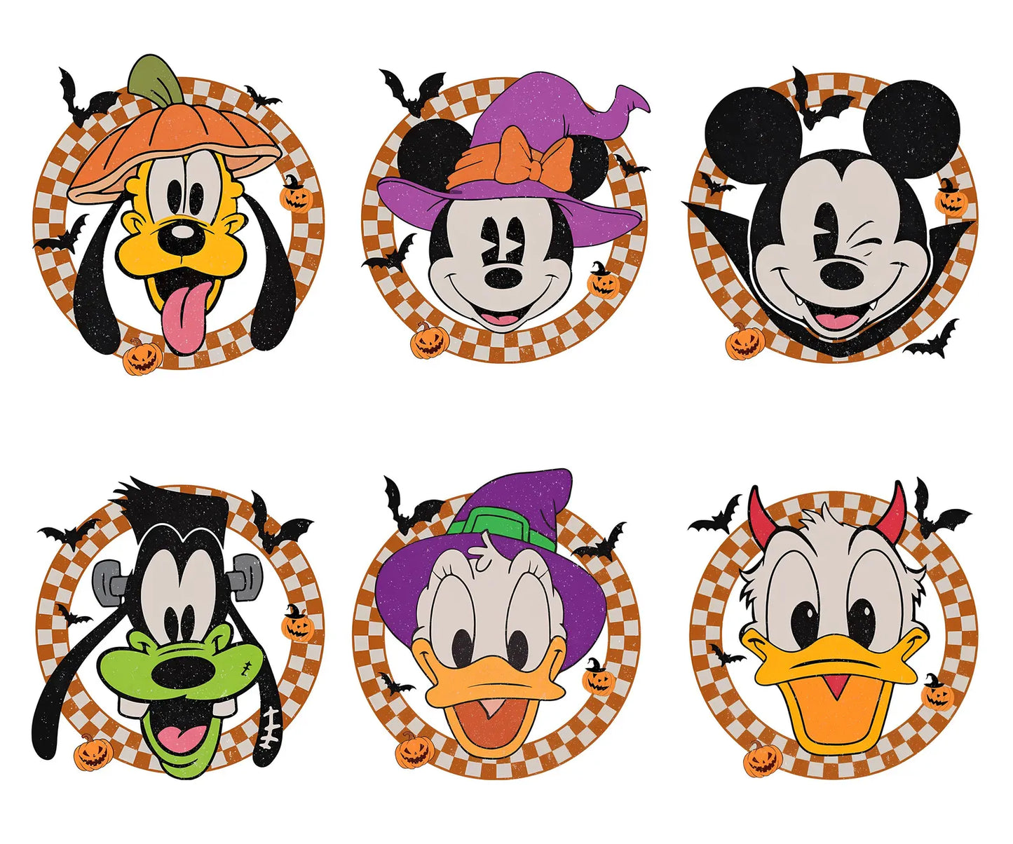 Magical Halloween Trip - Mouse Gang Checkered Shirts