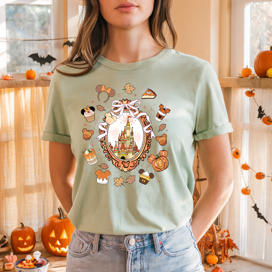 Pumpkin Castle Coquette Shirt