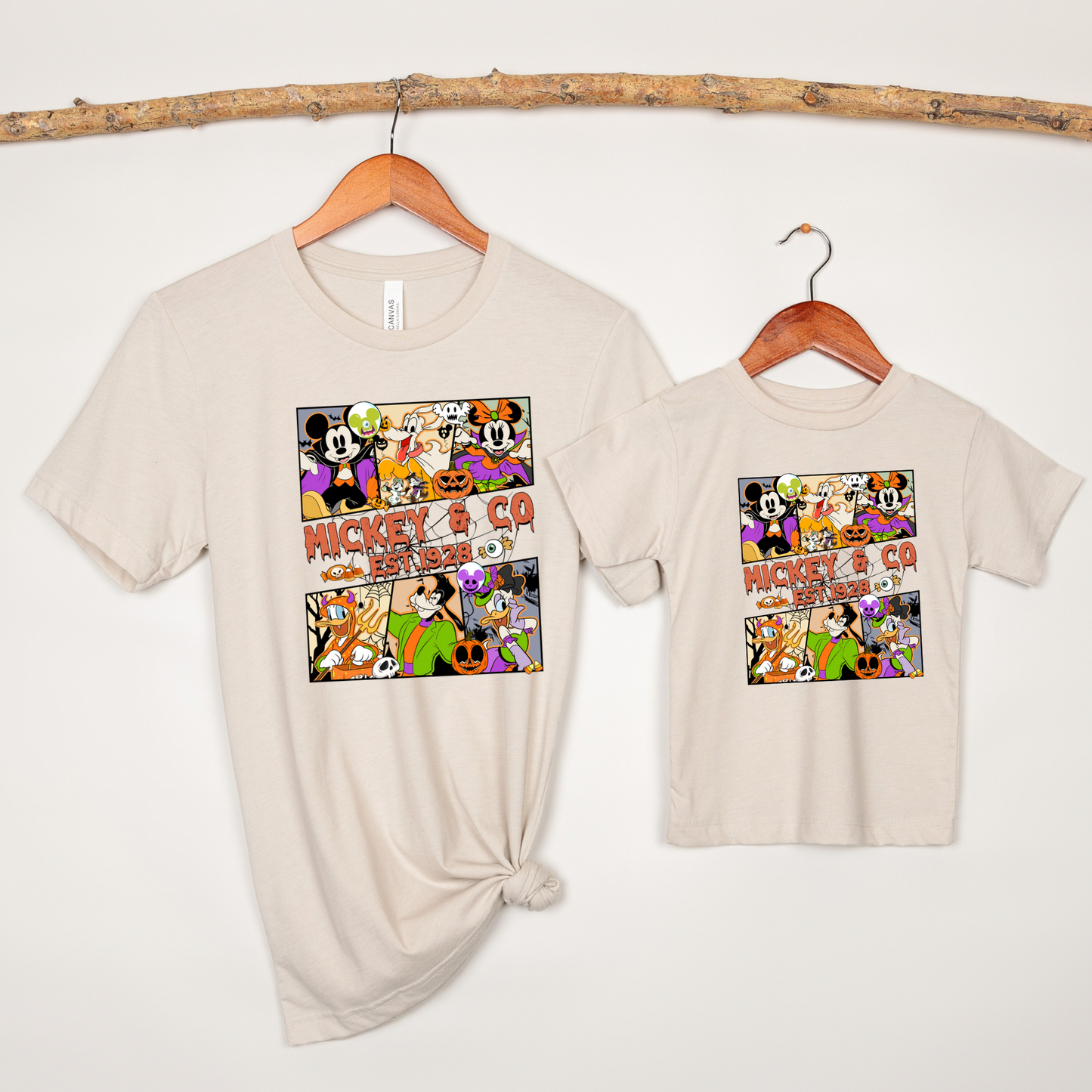 Magical Halloween Mouse and Co Shirts Kids and Adults