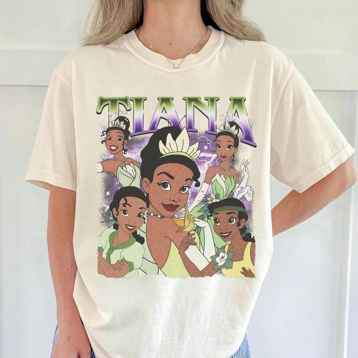 PRINCESS TIANA RETRO SHIRT | Magical Theme Park Shirt & Tank | Adult Comfort Colors Tee
