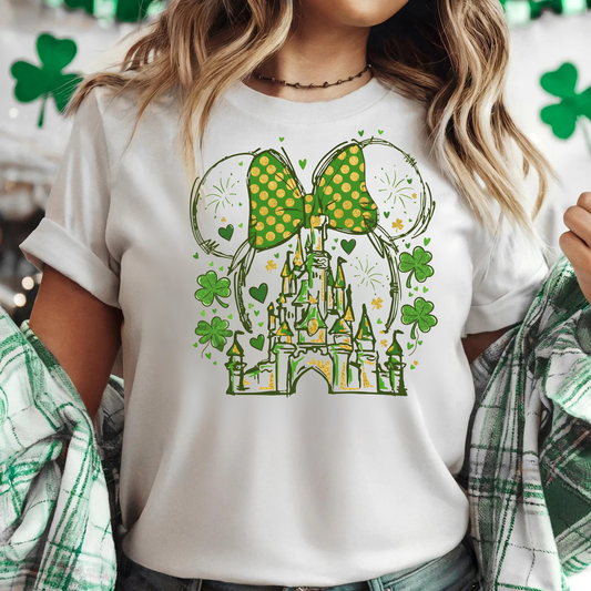 LUCKY CASTLE SHIRT - Bella Canvas Shirt for St. Patrick’s Day
