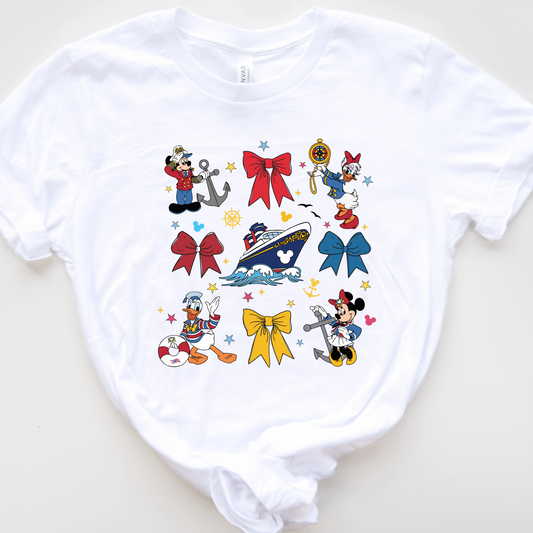 Coquette Bow Cruise Shirt for Adults and Kids