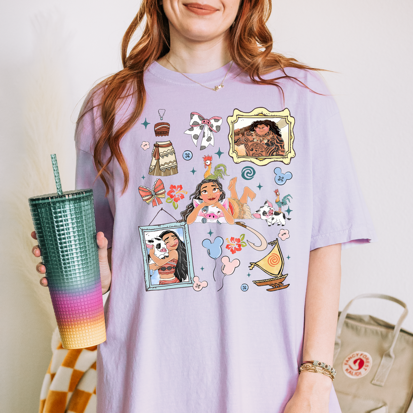 Hawaiian Princess Collage Shirt