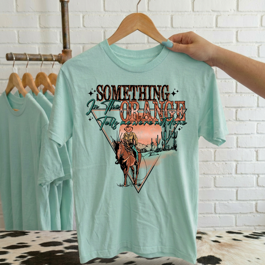 Orange Something Country Music Graphic Shirt