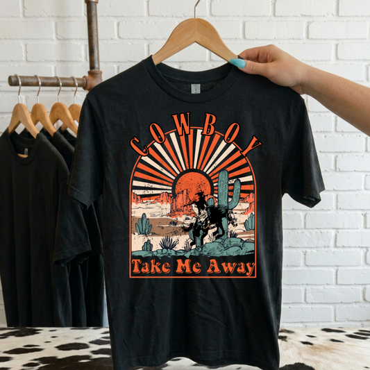 Cowboy Take Me Away Country Music Graphic Shirt