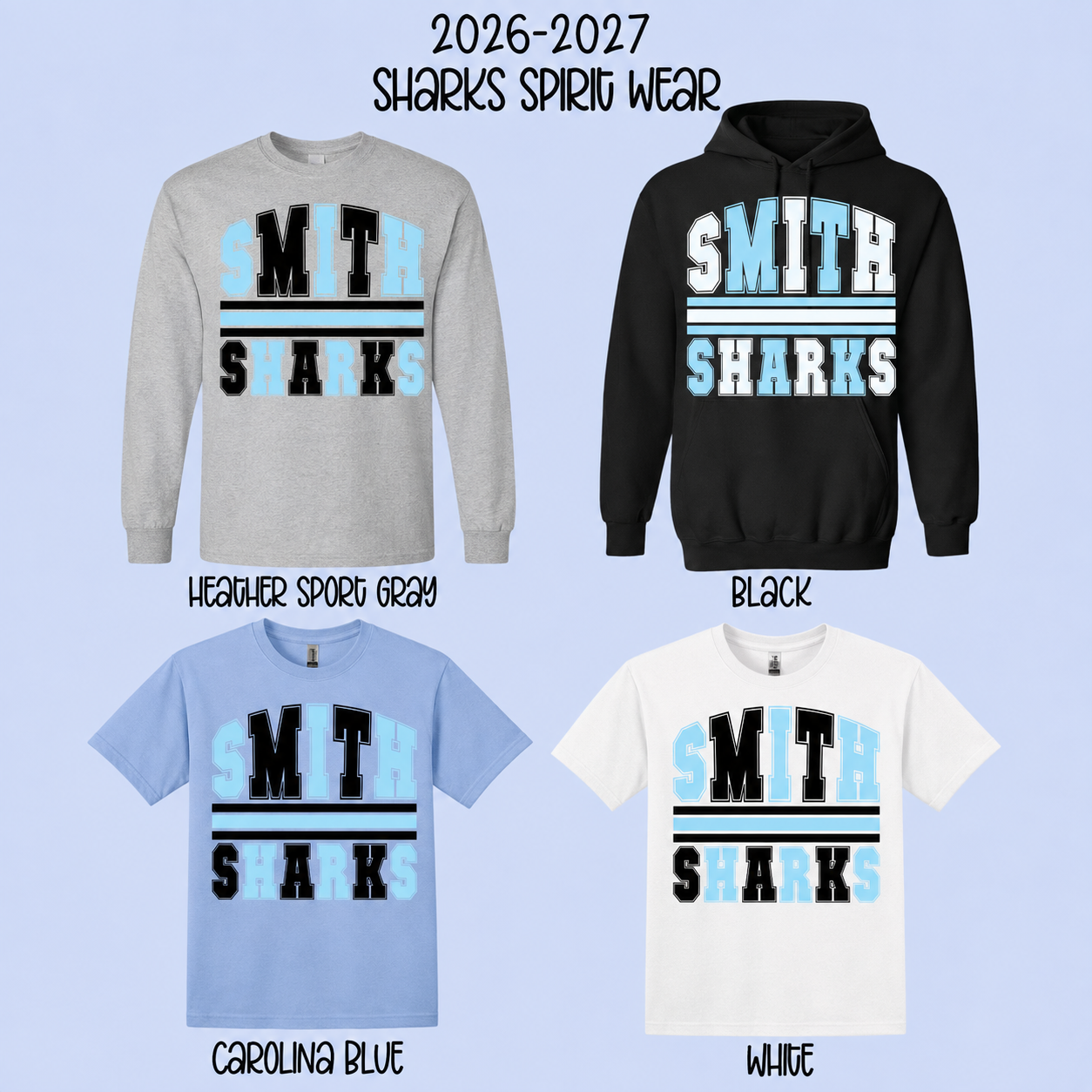 Smith Sharks Black & Blue Varsity | Alberta Smith Elementary