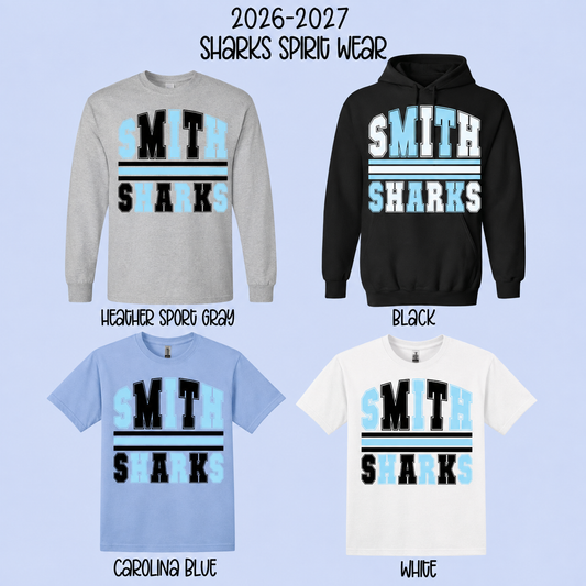 Smith Sharks Black & Blue Varsity | Alberta Smith Elementary
