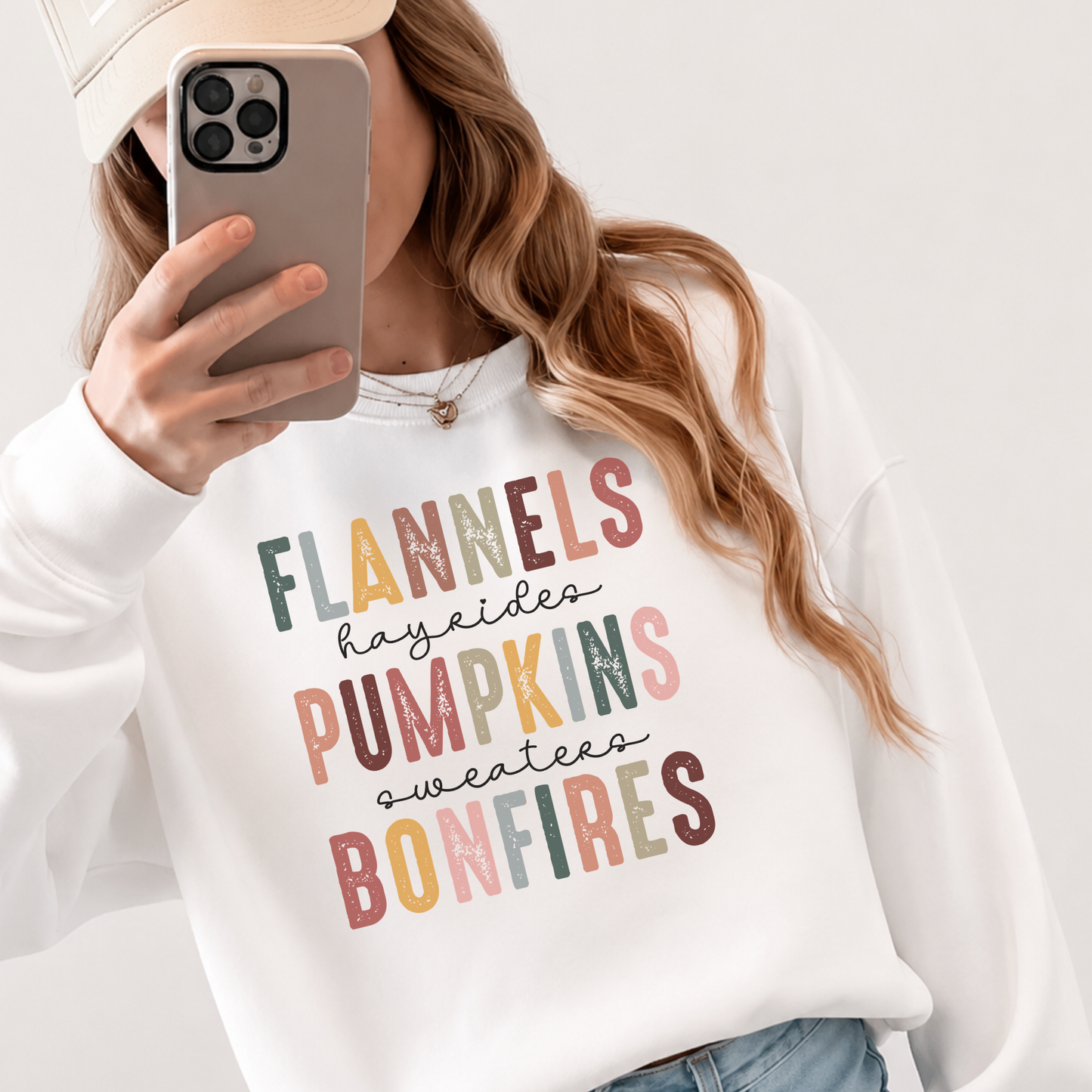 Cute Fall Sweatshirt for Women | Pumpkin Patch Crewneck | Cozy Autumn Graphic Sweatshirt