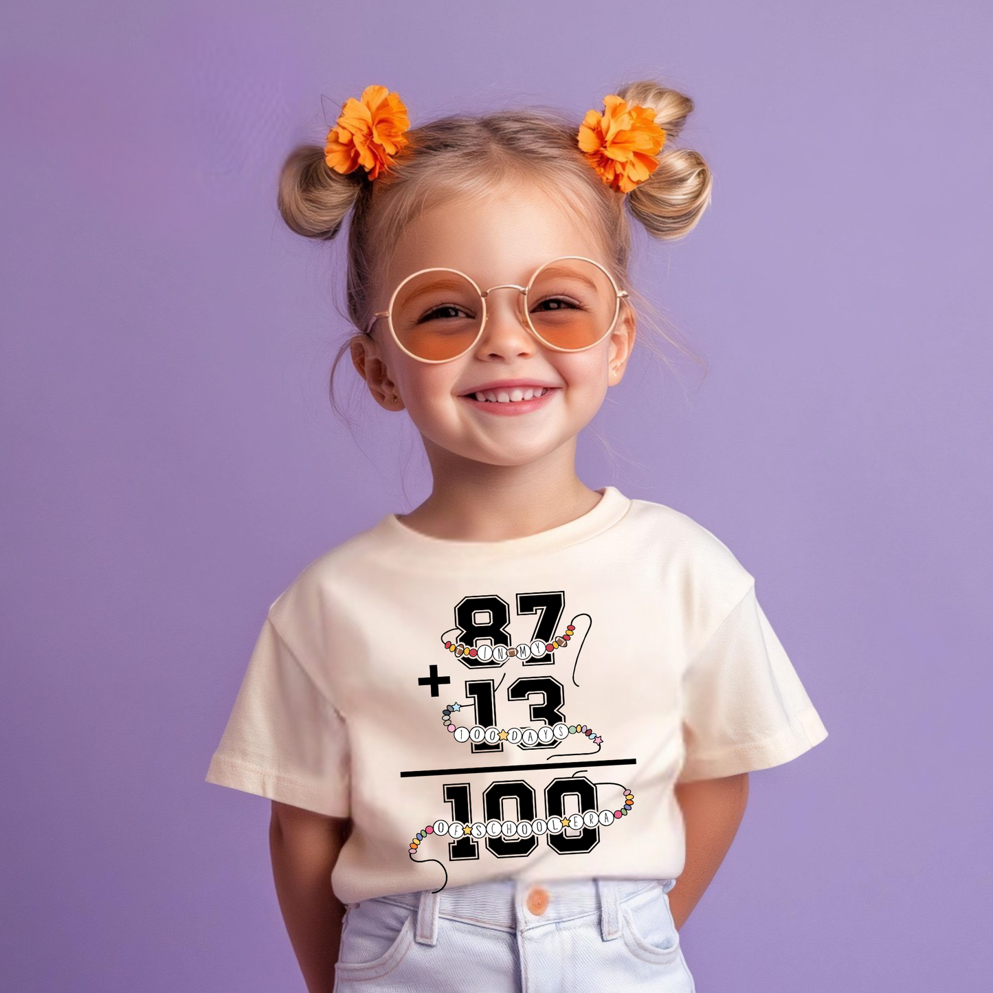 87+13 = 100 DAYS OF School Shirt