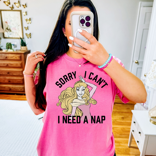 I. NEED A NAP PRINCESS SHIRT