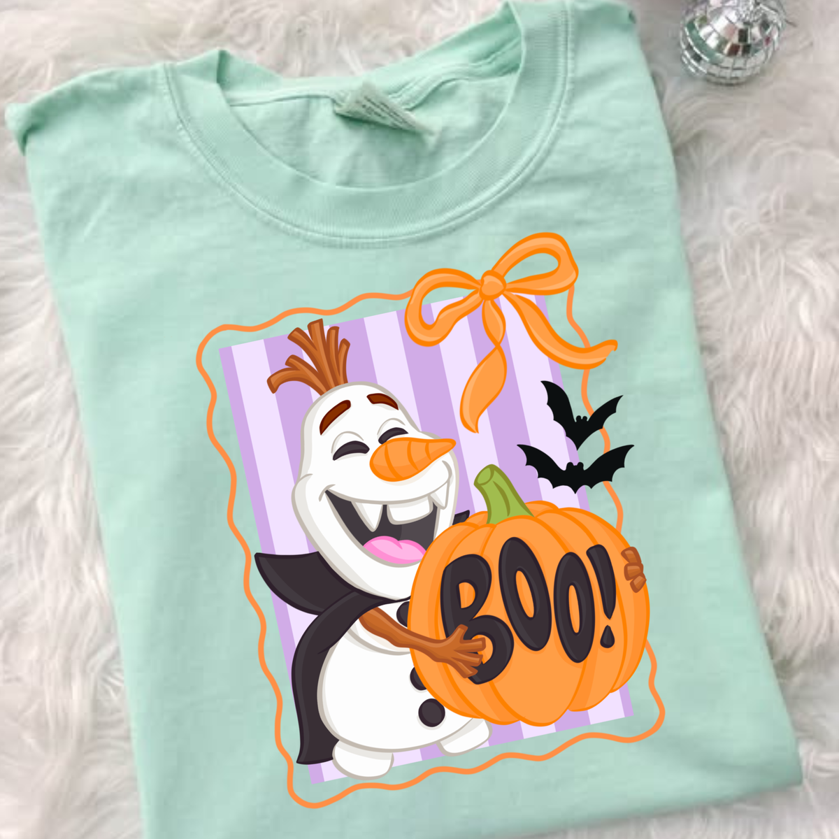 HALLOWEEN SIDEKICK OLAF COMFORT COLORS SHIRT