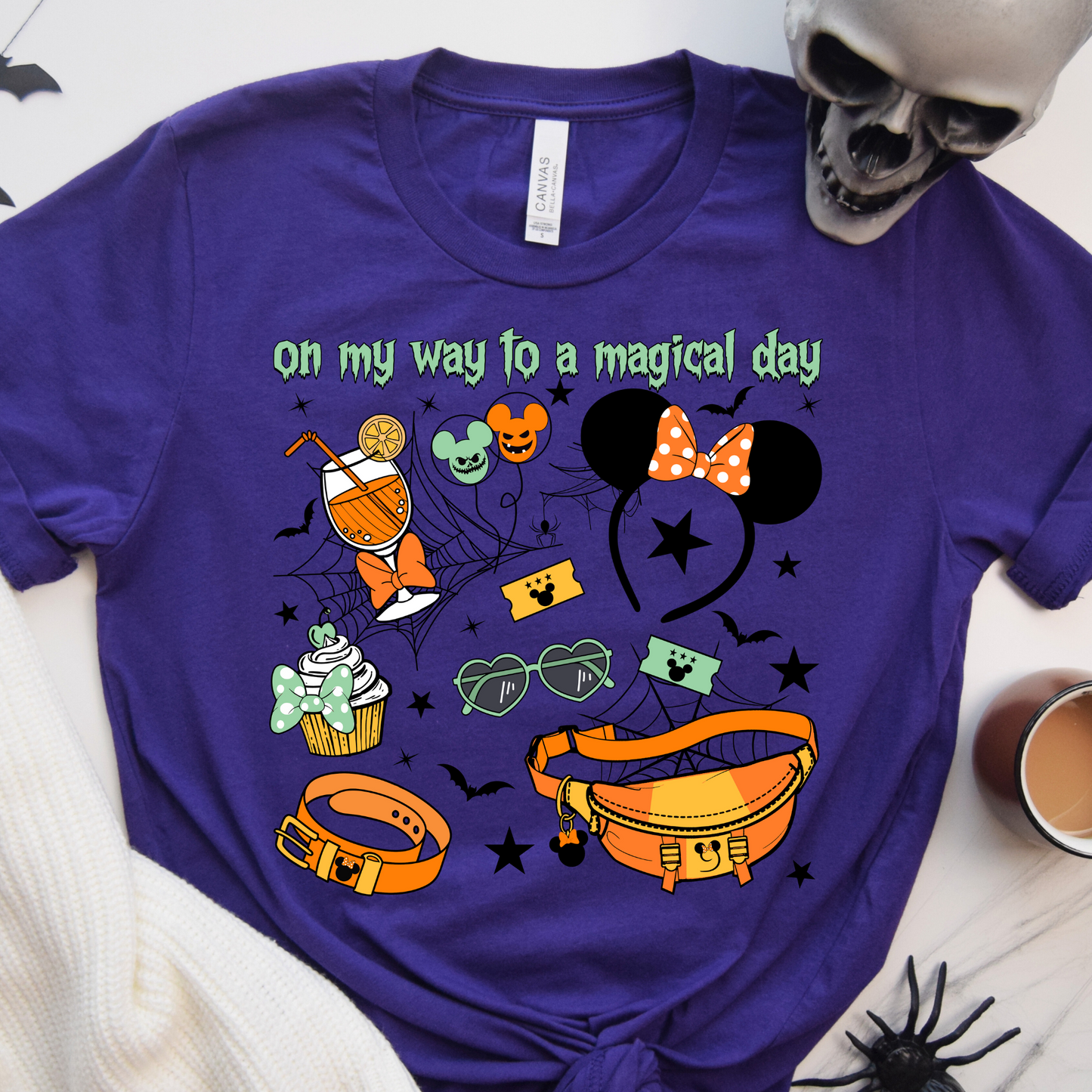 On My Way to A Magical Day Halloween Shirt for Youth and Adult