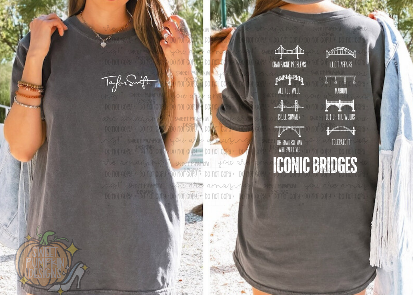 ICONIC BRIDGES Comfort Colors Shirt