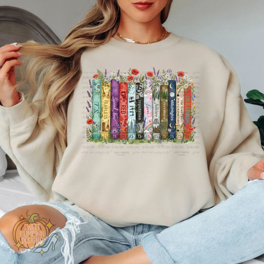 BOOKS AS ALBUMS SWEATSHIRT