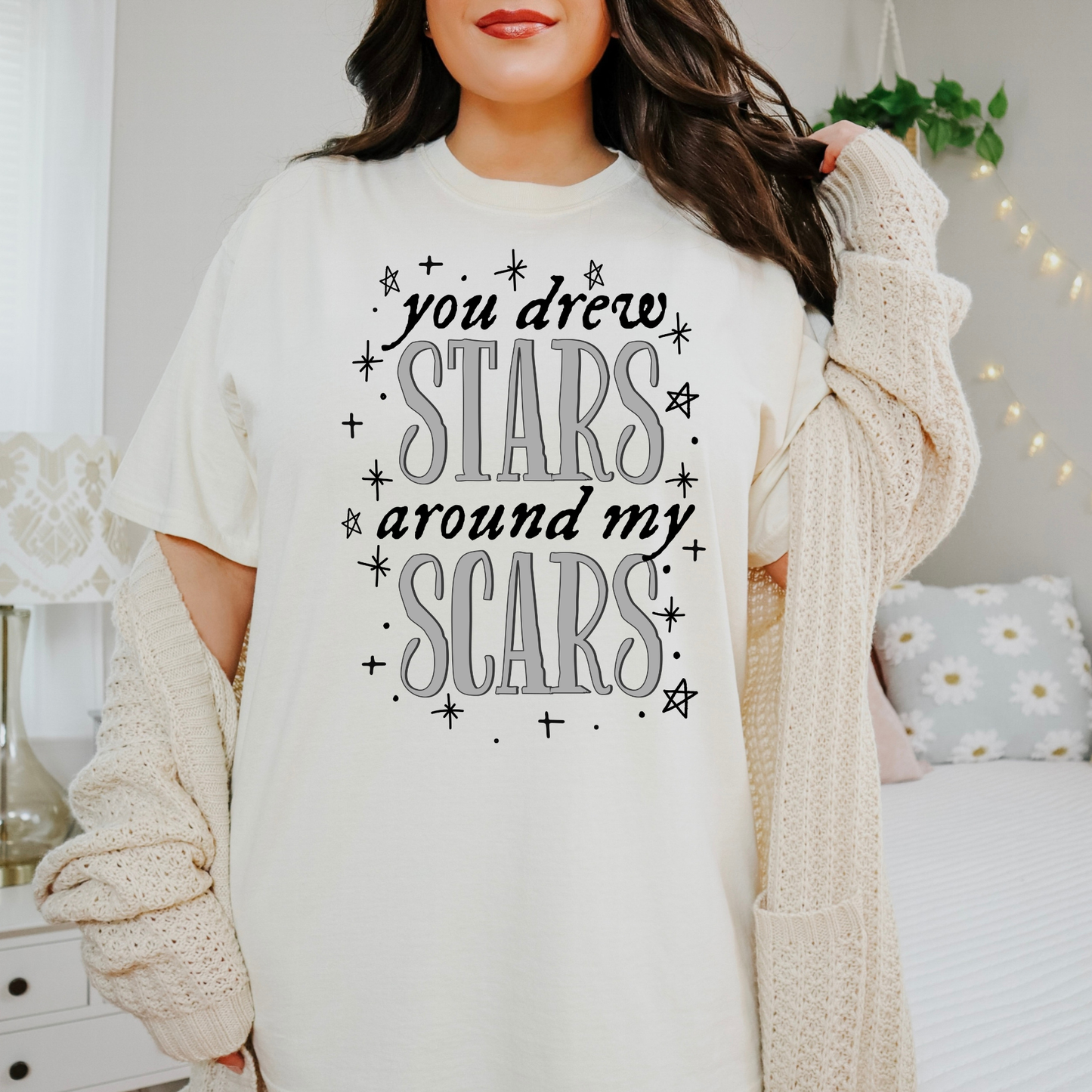 STARS AROUND MY SCARS SHIRT