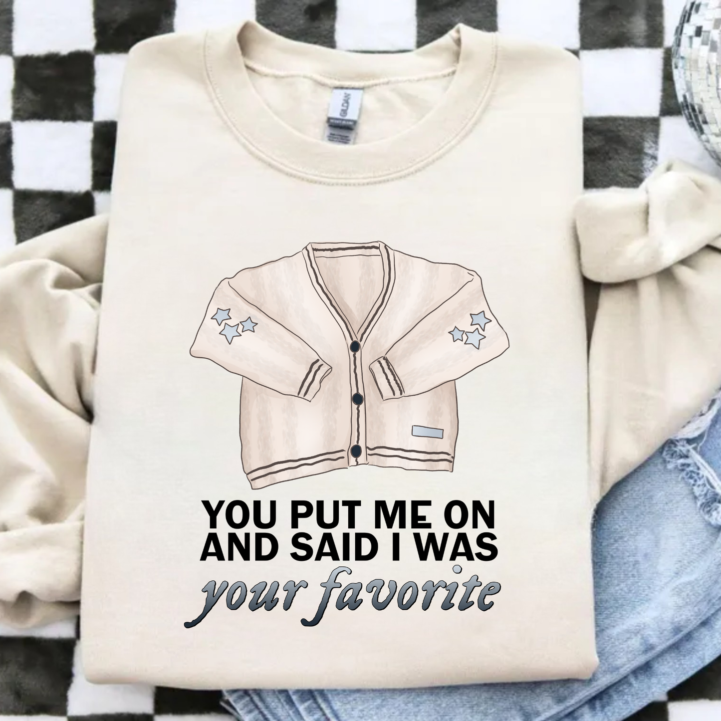 FAVORITE CARDIGAN SWEATSHIRT