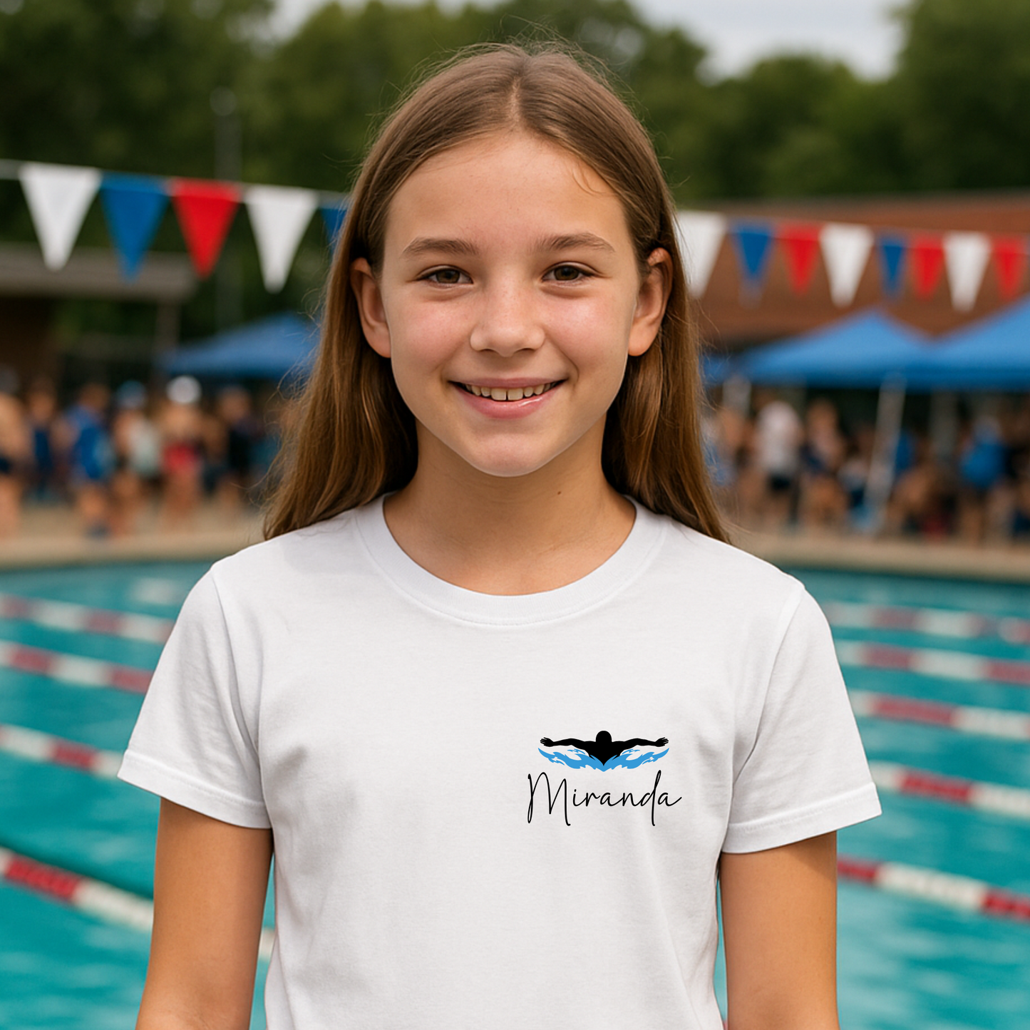 Custom Swim Shirt with Name