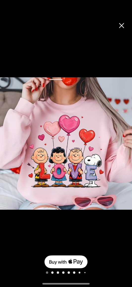 Peanuts Valentine Sweatshirt