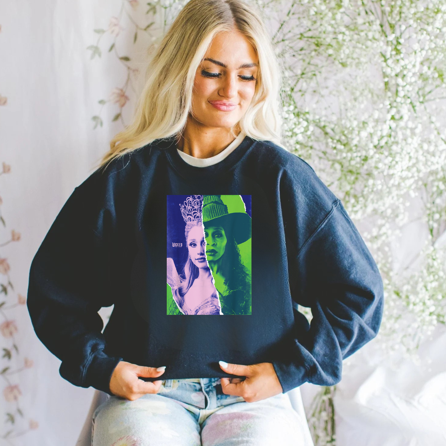 Witches Split Sweatshirt