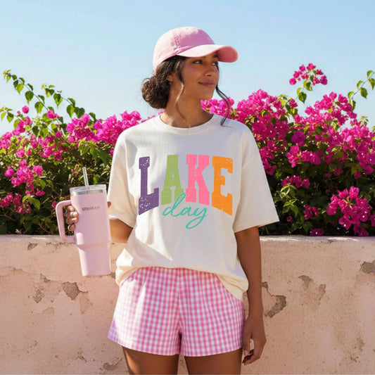 Lake Life Shirt for Women, Comfort Colors Tee, Summer Lake Outfit, Boating Shirt, Vacation Graphic Tee, Gift for Lake Lovers