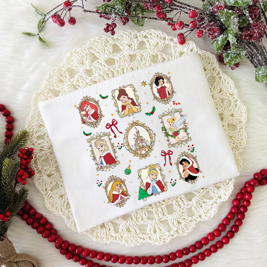 Princess Frame Christmas Shirt for Kids and Adults