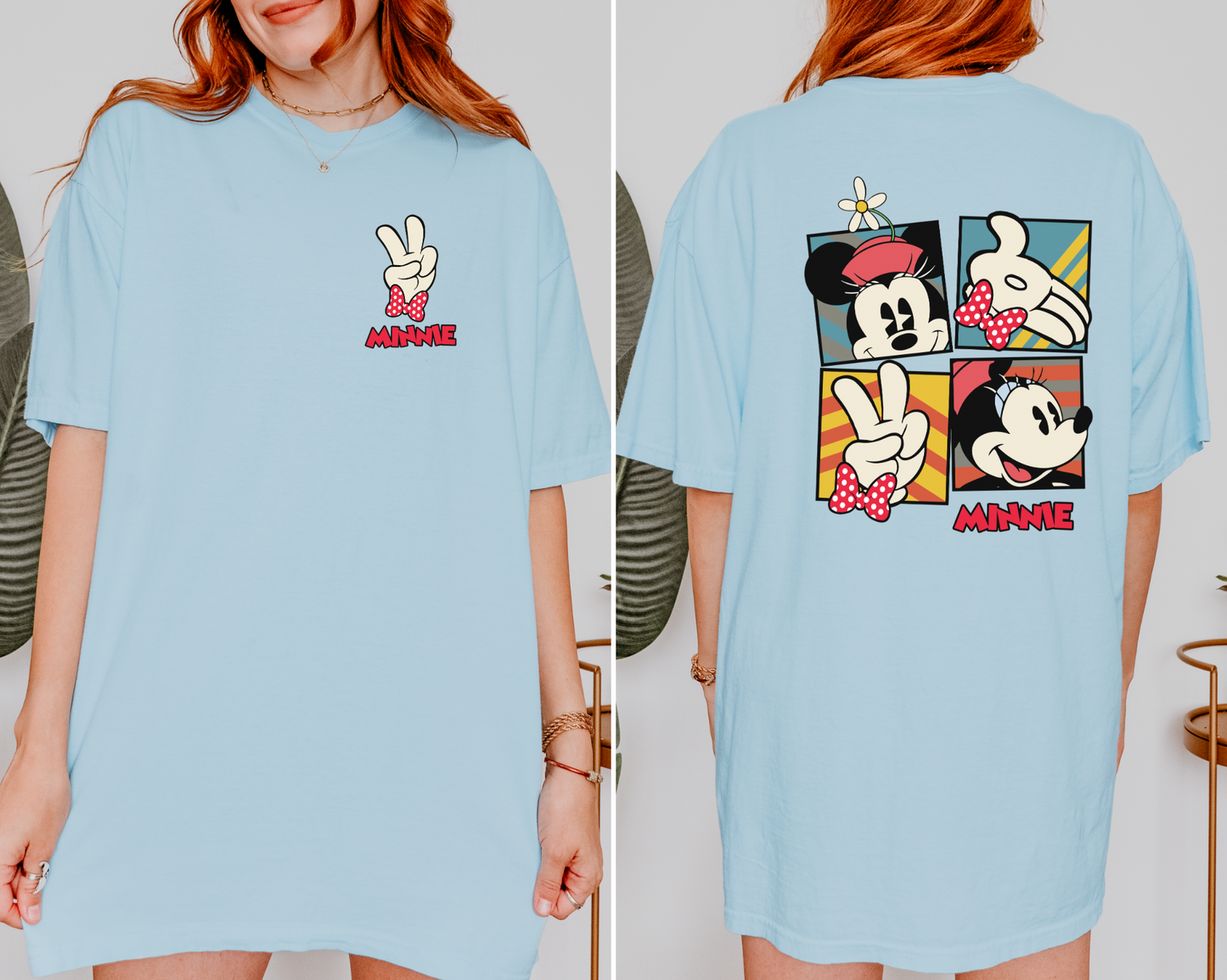 MINNIE PEACE SIGN Shirt | Cute Theme Park Shirt | Vacation Outfit Tee